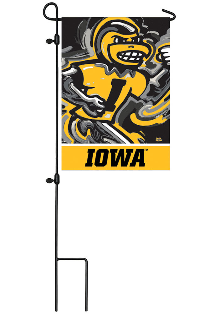 Iowa Hawkeyes Justin Patten Garden Flag
