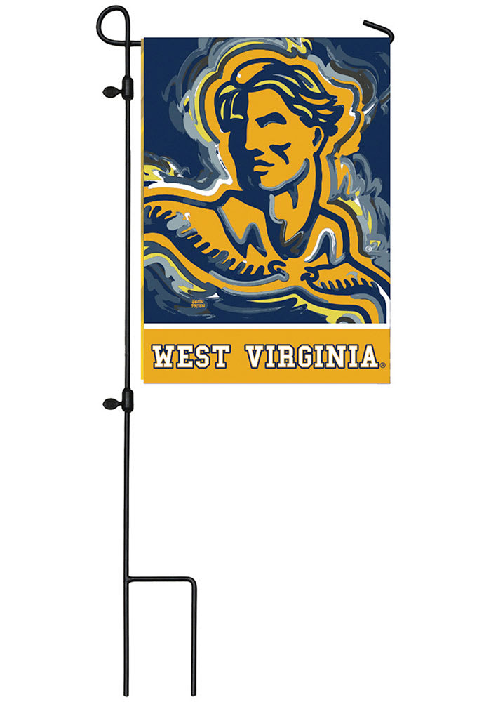 West Virginia Mountaineers Justin Patten Garden Flag