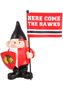 Chicago Blackhawks Flag Holder Gnome