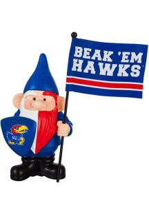 Kansas Jayhawks Flag Holder Gnome