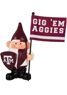 Texas A&amp;M Aggies Flag Holder Gnome