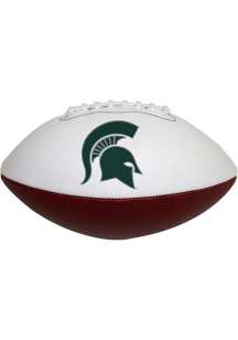 White Michigan State Spartans Official Size Autograph Football