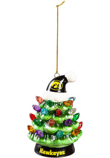 Iowa Hawkeyes LED Light Up Tree Ornament