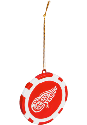 Detroit Red Wings Poker Chip Ornament