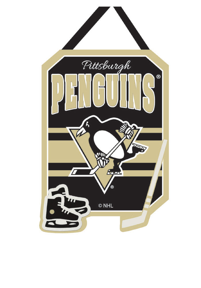 Pittsburgh Penguins Felt Door Decor Banner