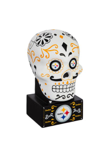 Pittsburgh Steelers Sugar Skull Garden Statue