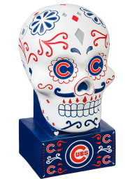 Chicago Cubs Sugar Skull Garden Statue