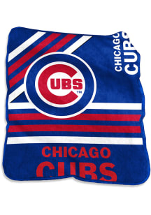 Chicago Cubs Logo Raschel Blanket