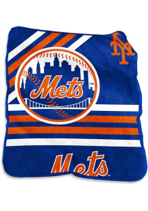 New York Mets Logo Raschel Blanket
