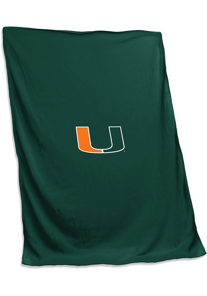 Miami Hurricanes Logo Sweatshirt Blanket