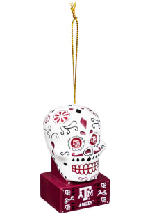 Texas A&amp;M Aggies Sugar Skull Ornament