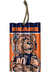 Chicago Bears Corrugated Metal Ornament