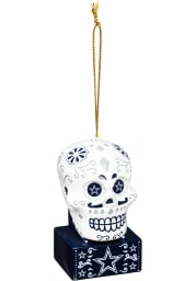 Dallas Cowboys Sugar Skull Ornament