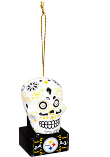 Pittsburgh Steelers Sugar Skull Ornament