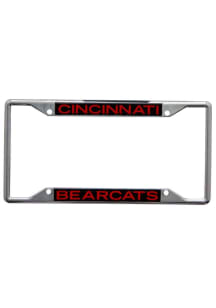 Cincinnati Bearcats Team Name Chrome License Frame