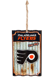 Philadelphia Flyers Corrugated Metal Ornament