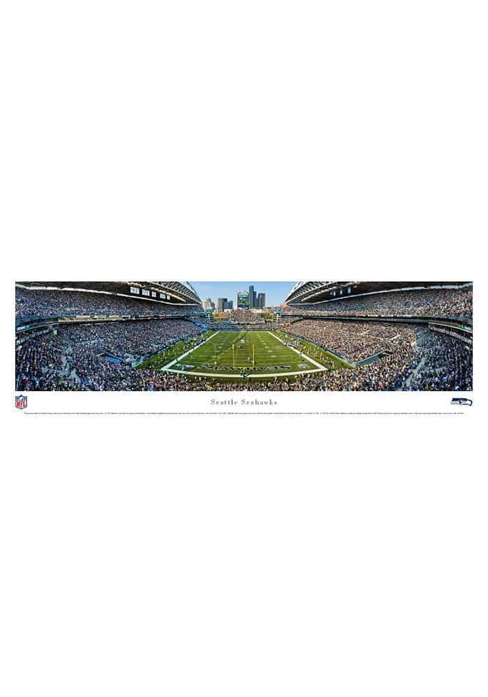 Seattle Seahawks End Zone Panorama Unframed Poster
