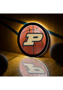 Purdue Boilermakers 19 in Round Basketball Light Up Sign