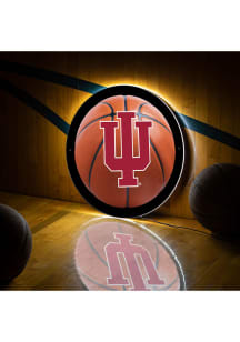 Indiana Hoosiers 19 in Round Basketball Light Up Sign