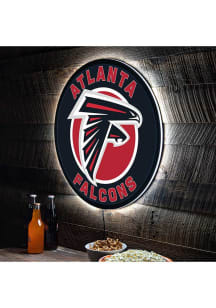 Atlanta Falcons 23 in Round Light Up Sign