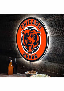 Chicago Bears 23 in Round Light Up Sign