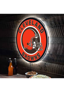 Cleveland Browns 23 in Round Light Up Sign