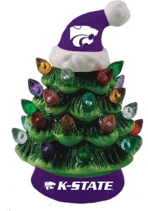 Purple K-State Wildcats LED Christmas Tree Ornament