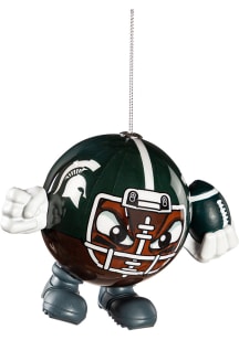 Michigan State Spartans Ball Head Ornament Ornament