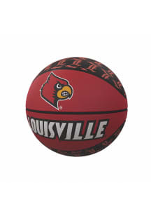 Louisville Cardinals Logo Mini Size Rubber Basketball