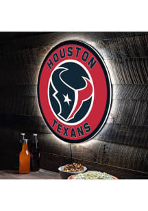 Houston Texans 23 in Round Light Up Sign
