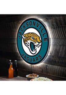 Jacksonville Jaguars 23 in Round Light Up Sign