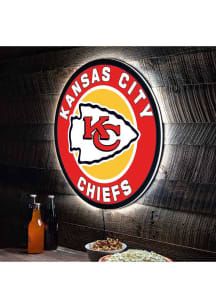 Kansas City Chiefs 23 in Round Light Up Sign