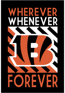 Cincinnati Bengals Wherever Whenever Banner