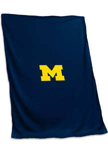 Michigan Wolverines Team Logo Sweatshirt Blanket