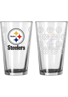 Pittsburgh Steelers 16oz Satin Etched Pint Glass