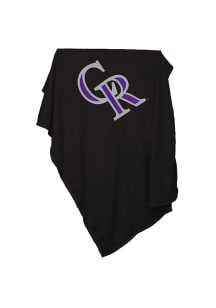 Colorado Rockies Team Logo Sweatshirt Blanket
