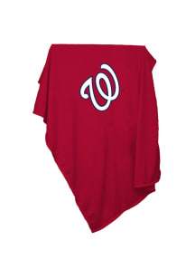 Washington Nationals Team Logo Sweatshirt Blanket
