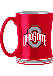 Red Ohio State Buckeyes 14oz Relief Mug