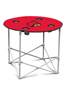 Louisville Cardinals Round Tailgate Table