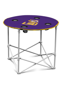 LSU Tigers Round Tailgate Table