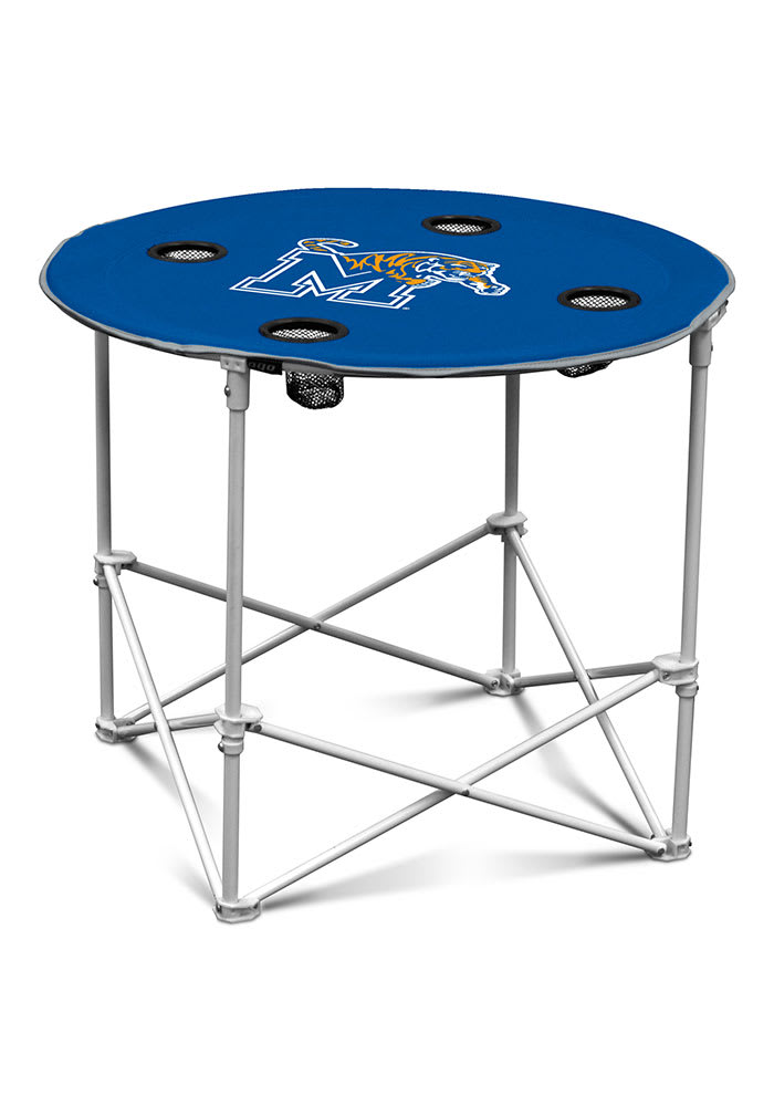 Memphis Tigers Round Tailgate Table