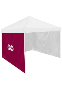 Mississippi State Bulldogs Maroon 9x9 Team Logo Tent Side Panel