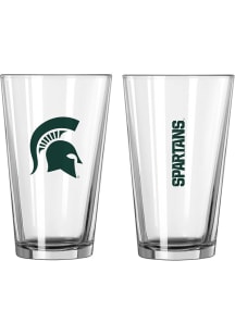 Green Michigan State Spartans 16oz Pint Glass
