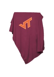Virginia Tech Hokies Team Logo Sweatshirt Blanket