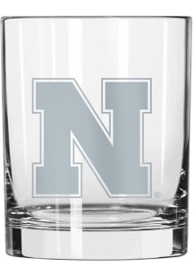 Red Nebraska Cornhuskers 14oz Rock Glass