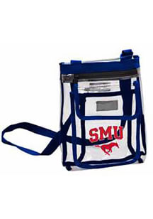 SMU Mustangs White Clear Clear Bag