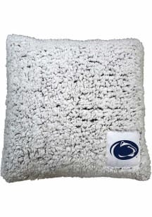 White Nittany Lions Frosty Throw Pillow