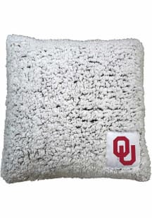 Oklahoma Sooners Frosty Throw Pillow