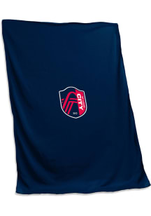 St Louis City SC Screen Printed Team Logo Sweatshirt Blanket