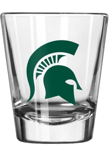 Green Michigan State Spartans 2oz Shot Glass